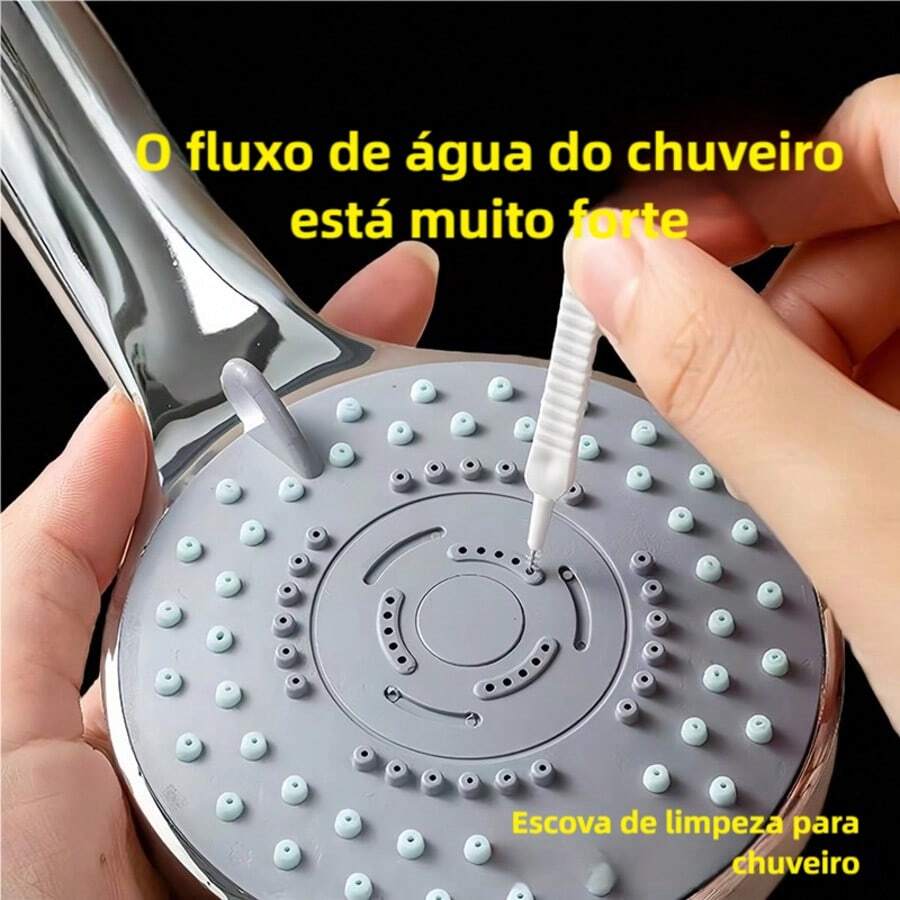 Kit 30 Shower Drain Unblocking Brush Mini Multifunctional Cell Phone Cleaner - 白色 - 查看 1