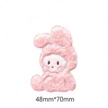 1pc Plush Bear Embroidered Patch, DIY Decorative Fashion Adhesive Sticker - As Photo - View 17