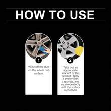 Automotive Wheel Rim Care Paste, Rust Removal Polishing Gloss-Enhancing Wheel Maintenance Paste - Multicolor - View 4