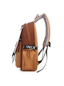 卡皮巴拉新款学生书包初中生大容量双肩包水豚卡通耐脏轻便双肩包