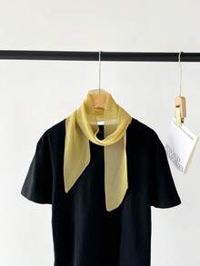 1 优雅女士多色 Finale 轻质云纱毛巾小长围巾，轻质涤纶女士颈饰，面料柔软，情人节礼物多用途头巾、披肩头巾、沙滩巾、发饰头巾、发带、头饰，非常适合装扮您！ - 多色壓軸 - 查看 14