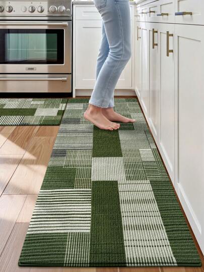 DAJIANG 1pc Plush Thickened Non-Slip Doormat, Comfortable Floor Mat, Entrance Passage Runner Rug, Kitchen Mat, Machine Washable, Easy To Clean Carpet, Home Decor Entryway Decor Bathroom Kitchen Decor Kitchen Rug