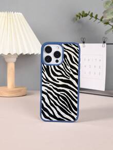 GALLAPLE Zebra Print Magnetic Phone Case, Stylish And Wild,Made Of Soft Material That Is Drop-Proof, Shock-Proof, And Scratch-Resistant, It Is Dirt-Resistant And Durable, Compatible With IPhone 17Promax/17Pro/17AIR/17/16Promax/16Pro/16Plus/16/15Promax/15Pro/15Plus/15/14Promax/14Pro/14Plus/14/13Promax/13Pro/13/12Promax/12Pro/12/11Promax/11Pro/11/XSMAX/X/XS - 白色 - 查看 7