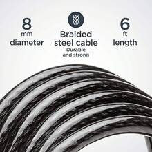 Cable de 6 pies/8 mm