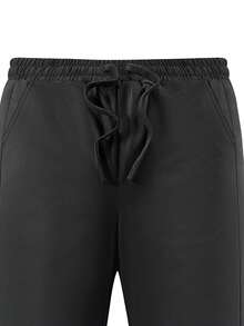 女士冬季防风防水滑雪裤 – 保暖加厚保暖雪裤，内置石墨烯加热垫，透气软壳工装慢跑裤，可调节抽绳裤脚可将直筒裤型转换为束口裤型，多功能徒步裤，适用于滑雪、单板滑雪、极地探险、寒冷天气背包旅行、日常通勤和极限户外探险。 - 黑色 - 查看 7