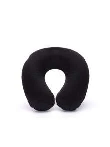 1 Almohada de viaje, Almohada de cuello, Almohada de avión, Viaje en coche, Almohada de cuello de oficina en casa, Botón a presión con funda suave, Almohada de cuello en forma de U, Almohada portátil para estudiantes y adultos, Soporta el cuello y protege la columna cervical cuando se estudia, Almohada inflable en forma de U para viajes, Almohada inflable para avión