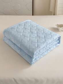 A Solid Color Flower Baby Quilted Quilt, Baby Blanket Baby Quilt Cover Blanket, Baby Portable Blanket When Going Out, Kindergarten Baby Quilt Cover, Available In All Seasons, Machine Washable - Multicolor - View 14