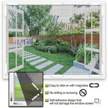 New 24 Pcs Magnetic Strips For Window Fly Screens SelfAdhesive Magnetic Strips Clips PunchFree Universal Strong Magnet For Fly Screens Window Net Insect Screen Mesh Curtains Door Curtains - 24pcs - View 5