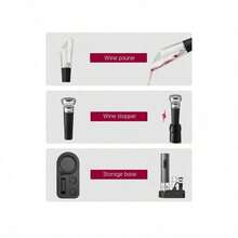 Electric Wine Bottle Opener, Kitchen Gadgets Gift, Wine Bottle Opener, Gift For Family And Friends - Multicolor - View 10