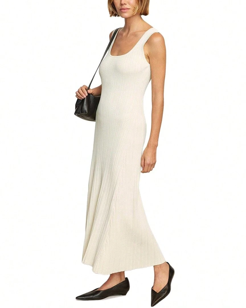 Modern Citizen Sofia Ribbed Maxi Dress - Kem - Xem 1
