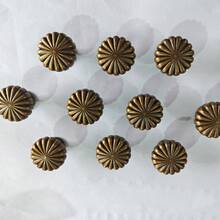 1/2/5件锌合金仿古单孔厨柜储物把手复古梳妆台抽屉衣柜把手老式门拉手橱柜家具五金（配对两种螺丝：2.2厘米、2.5厘米） - 復古 - 查看 6