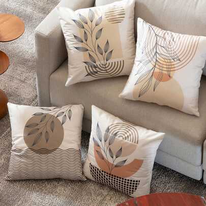 KIT CAPAS DE ALMOFADA JOLIE ESTAMPA 4PEÇAS  043X043CM