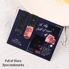 Mini Magnetic Bookmarks 2pcs/Set, Forest, Cloud And Sunset Landscape Printing, School Office Page Clips Marker Holder, Book Readers Supplies Back To School Unique Reading Gift - Multicolor - View 23