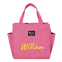 1pc Personalized Lunch Tote Bag, Waterproof, Portable, Insulated, Large Capacity Zipper Pouch, Suitable For School, Vacation, Commuting, Holiday/Birthday Gift For Girlfriend/Parents/Kids