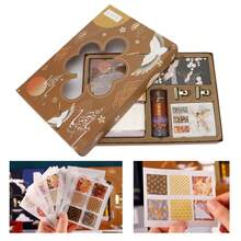 Geschenkset für Handkonten, antike Serie, Songhe, späte Rückgabe, Notizblock mit Schmelzkleber, Hardcover, SuitJinxiangCahier Agenda Paperage Notizblock Taschennotizbuch Journale Blanko-Notizbuch Personalisierte Abreißblätter Größe Notizen Dateien Arbeit Studium Geschäftsgeschenk Zurück zur Schule Ideal für sie Arbeiter Studenten Schulbedarf - A4 - Übersicht 8