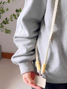 1 Dây đeo điện thoại bện cho nữ, Dây đeo chéo có thể tháo rời cho ốp điện thoại, máy ảnh, chìa khóa, Phụ kiện tiện lợi - Nhiều màu - Xem 4