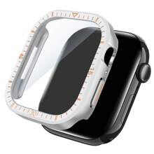 Funda de vidrio talla grande tapa para el de 46mm, 44mm, 40mm, 45mm, 41mm y 42mm. Protector de pantalla para Series 10, 9, 8, 7, 6, 5, 3 y SE. Accesorios.