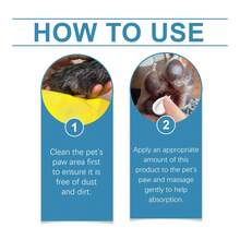 Pet Paw Balm, Deep Moisturizing Foot Pad Care Cream For Dogs & Cats - White - View 10