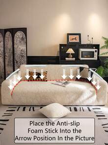 玫瑰花卉图案提花沙发套 - 弹力布艺沙发垫，田园风格个性化沙发套，四季防宠物抓沙发垫，通用沙发装饰和家具保护套，适用于客厅、餐厅、卧室、书房 - 适合 1/2/3/4 座沙发