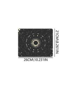 1pc New Design Mouse Pad 90x40cm Large Size Computer Keyboard Desk Pad, Beautiful And Dirt Resistant, Water-Resistant, Simple Star And Sun Design Ideal For Gaming And Office Use, Non-Slip Rubber Base
