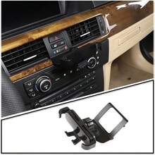 Soporte de teléfono para automóvil compatible con iPhone, teléfono Android, regalo para cumpleaños, familia, amigos, accesorios para automóvil, soporte de teléfono para automóvil - Negro - Ver 9