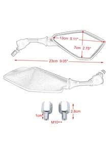 10MM Universal Accessories Motorcycle Rearview Mirror Replacement Parts Scooter E-Bike Reversing Auxiliary Mirror Modified - M10 - View 10