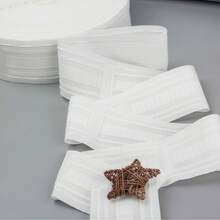 1 băng keo xếp ly rèm cửa đa năng 5m/10m, thích hợp cho thanh treo, móc có thể điều chỉnh, móc bốn chấu, móc chữ S, móc đơn, vòng kẹp, thích hợp cho may vá tại nhà, băng keo xếp ly, tự làm, túi treo thanh treo, băng keo treo rèm cửa - trắng - Xem 7