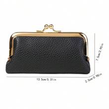 Fashionable Retro Women's Bifold Zipper Coin Purse Suitable For Daily Use Clip Wallet For Women Wallet Mini Wallet Purse Wallet Coin Wallet Wristlet Wallet Wallet - Multicolor - View 3