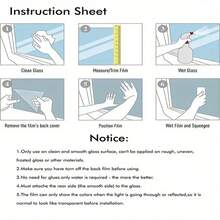 1 Roll Vintage Floral Pattern Window Privacy Film, 3D Frosted Floral Static Cling Film, Non-Adhesive Reusable, Suitable For Home, Kitchen, Living Room (17.53*118in) - Frosted Peony - View 12