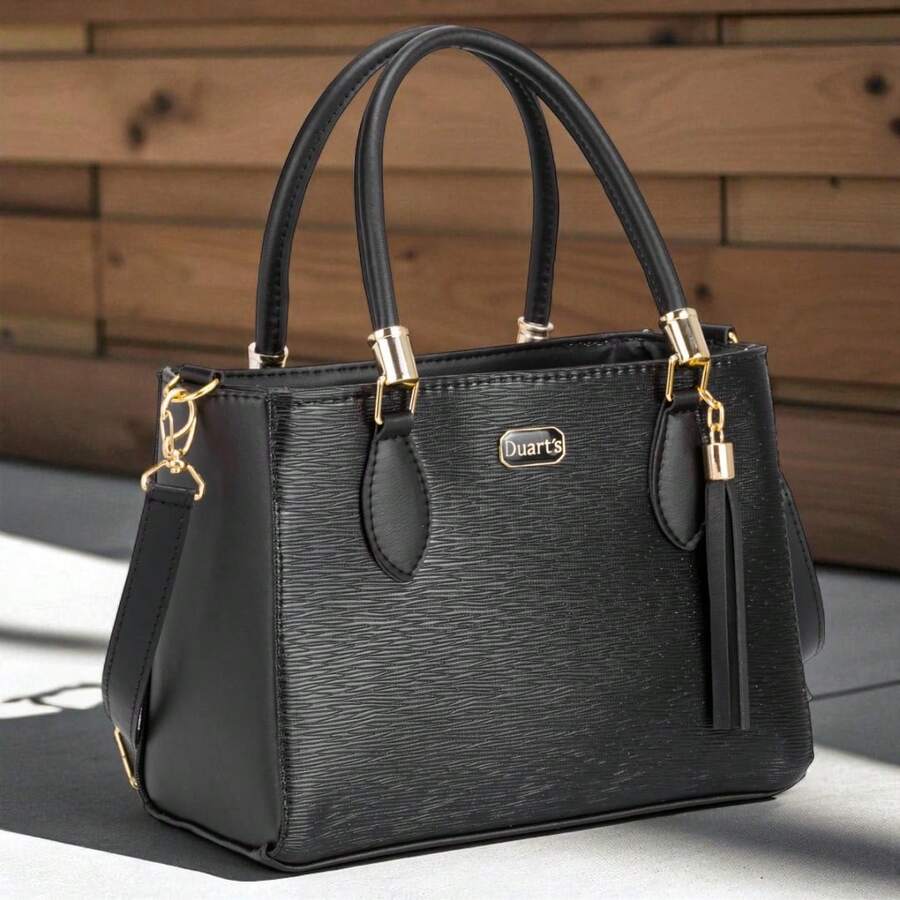 Duarts Women's Medium Hand And Shoulder Bag - 黑色 - 查看 1