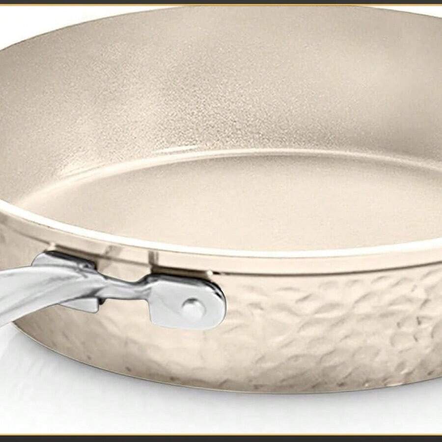 12-Inch Non-Stick Frying Pan, Non-Stick Ceramic Frying Pan, Dishwasher Safe - 多色 - 查看 1