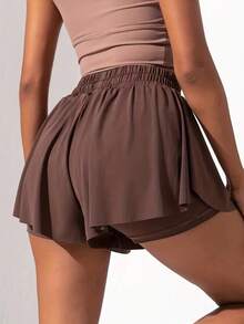 Women's Flowy Athletic Shorts, Casual Loose Shorts For Gym, Yoga, Running, Tennis, With Pockets, Comfortable & Cute Summer Wear