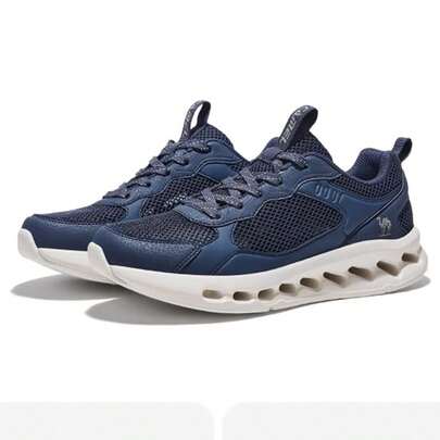 CAMEL CROWN 男士透气轻便减震跑步鞋，适合休闲户外穿着