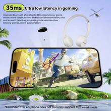 Lenovo 藍牙耳機EB300 頭戴式無線藍牙HiFi重低音 主動降噪 超長續航低延遲適用手機/電腦/PS5電競遊戲耳機 黑色 - 黑色 - 查看 3