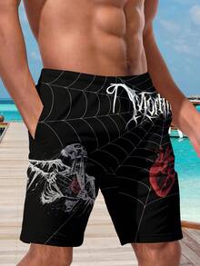 3D Print Men's Shorts, Fashionable Casual Appearance, Luxurious Feel, Drawstring Waistband, Perfect Choice For Summer Outings - Multicolor - View 2