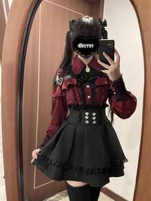 Stage Dance Wear - 酒紅色 - 查看 2