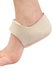 1/2 Pairs Of Gel Heel Protector Adjustable Foot Warmer Soft Breathable Heel Pad Hook And Loop Heel Cover High Fitting Fitness Supplies - Multicolor - View 13