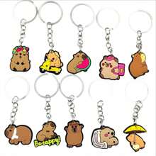1 pieza Llavero/colgante de Capibara 2025 nuevo, decoración de habitación linda, accesorio para mochila, colección de pasatiempos - regalo de vacaciones, regalo de cumpleaños, regalo para aficionados