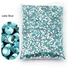 Non Hot Fix Rhinestones 2mm-6mm Silver Bottom Round Resin Flatback Crystal Rhinestone DIY Nail Art Jewelry Garment Decorations