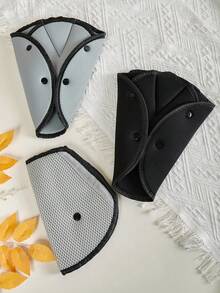 1pc/2pcs Optional, Children & Adult Adjuster And Shoulder Protector, Child Adjuster, Auto Shoulder Strap Adjuster, Triangular Positioner Durable Shoulder Pad (Random Style) - Multicolor - View 2