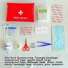 Kit de primeros auxilios premium - Completo con vendas, tijeras, pinzas y talla grande para el hogar y aventuras al aire libre para bolsa de equipo de emergencia