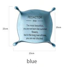 Tabletop Storage Tray Key Leather Storage Tray Home Decor Lipstick Jewelry Key Wallet Coin Folding Storage Tray Jewelry Box