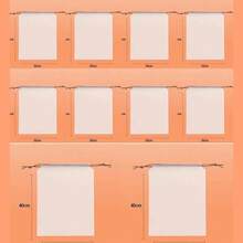 10 个旅行鞋袋，大号透明旅行抽绳鞋袋，防水防尘，便携，用于打包鞋子旅行袋，旅行鞋收纳袋，男女通用靴袋鞋盒鞋收纳盒鞋子收纳配件，旅行度假邮轮夏季假期旅行包旅行用品必备品，适用于大学宿舍家庭学校酒店 - 無色 - 查看 9