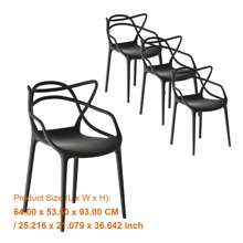 Gardeon 4PC Outdoor Stackable Dining Chairs - Portable Patio Furniture Set For Garden & Backyard Use, Durable PP Construction