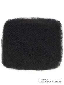 Cabello humano a granel tipo afro rizado para trenzar, cabello humano rizado afro a granel para mini trenzas de 8-20 pulgadas, 50g/paquete, 20.32-50.8 cm, cabello humano a granel para extensiones de micro locs