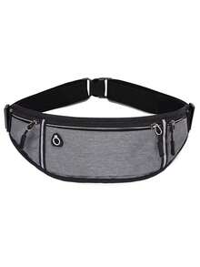 运动腰包，休闲旅行多功能腰带，户外防水隐形新款迷你腰包，轻便斜挎包 - 彩色 - 查看 16