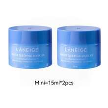 Laneige ​​旅行装睡眠面膜，含烟酰胺和角鲨烷，15ml/0.5oz - 藍色 - 查看 9