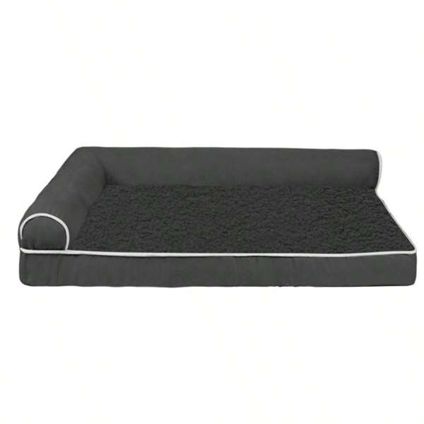 1 pieza Cojín para perros con reposabrazos, que proporciona apoyo físico y alivia la presión del cuello para mascotas, adecuado para perros y gatos, para todas las estaciones