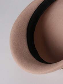 New French Wool Felt Hat For Women, Autumn & Winter, Woolen Octagonal Cap, Elegant Retro British Style Beret, Simple Fashion Warm Breathable - A - Xem 8