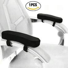 1 pièce Coussin d'accoudoir ergonomique en mousse à mémoire de forme pour chaise de bureau - Coussin de soutien pour le coude à ajustement universel pour soulager la pression, housse d'accoudoir confortable pour chaise de bureau, fauteuil roulant, fournitures scolaires, rentrée des classes